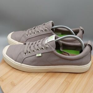 Cariuma Shoe Mens 11.5 OCA Low Canvas Sneakers Gray Eco-Friendly SW-1022 GUC